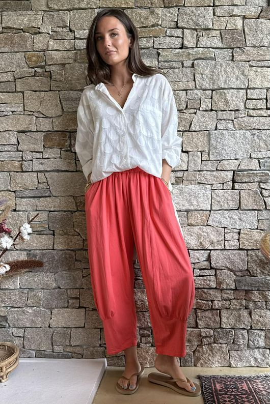 Jo Jo Quirky Classic Barrel Pant Watermelon
